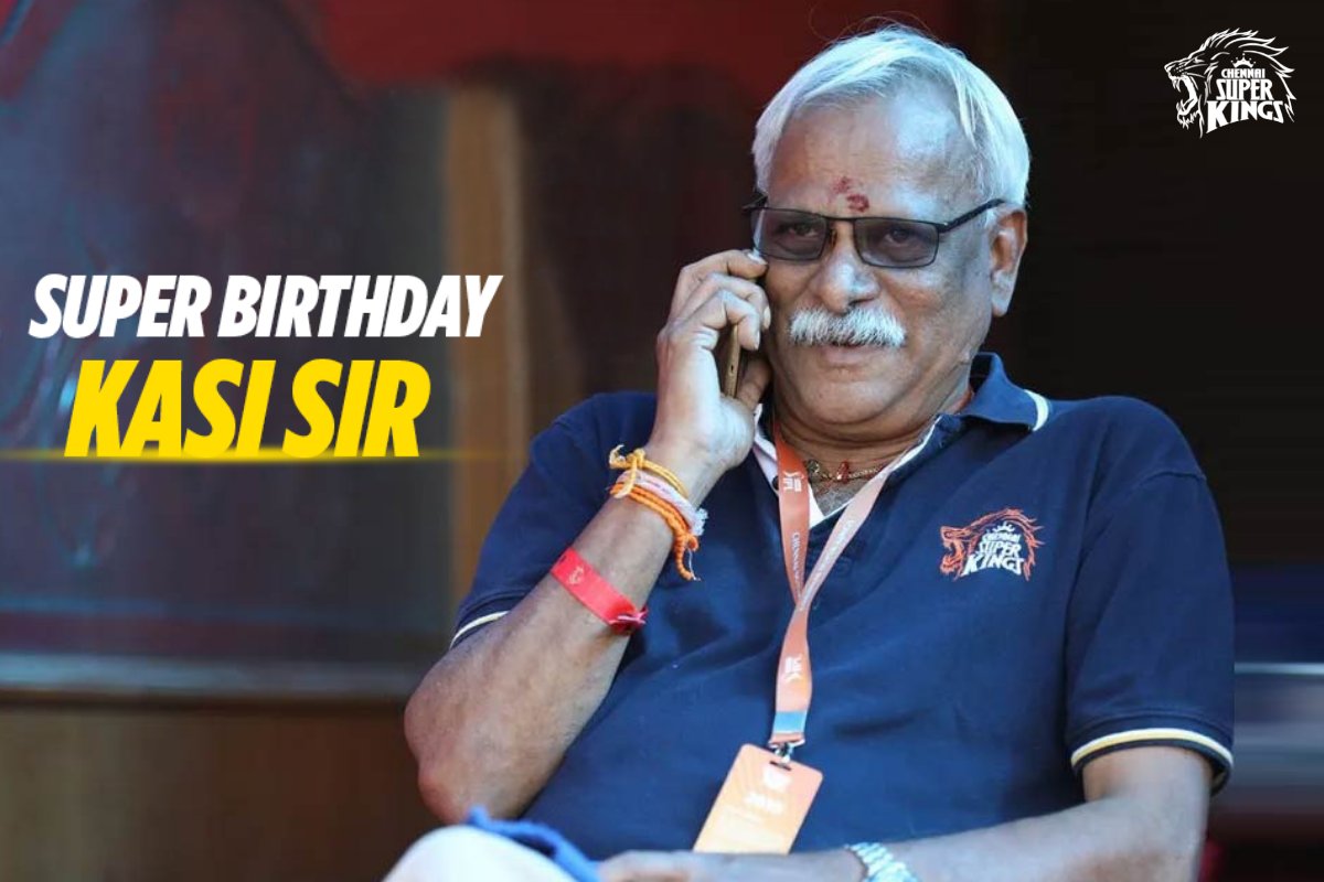CSK_Zealots's tweet photo. Super Birthday, Kasi Sir. The man with full of YelLove and so passionated. To many trophies coming den, here is wishing you blockbuster year ahead sir.
@ChennaiIPL | #SuperCEO https://t.co/TGnyvisptt