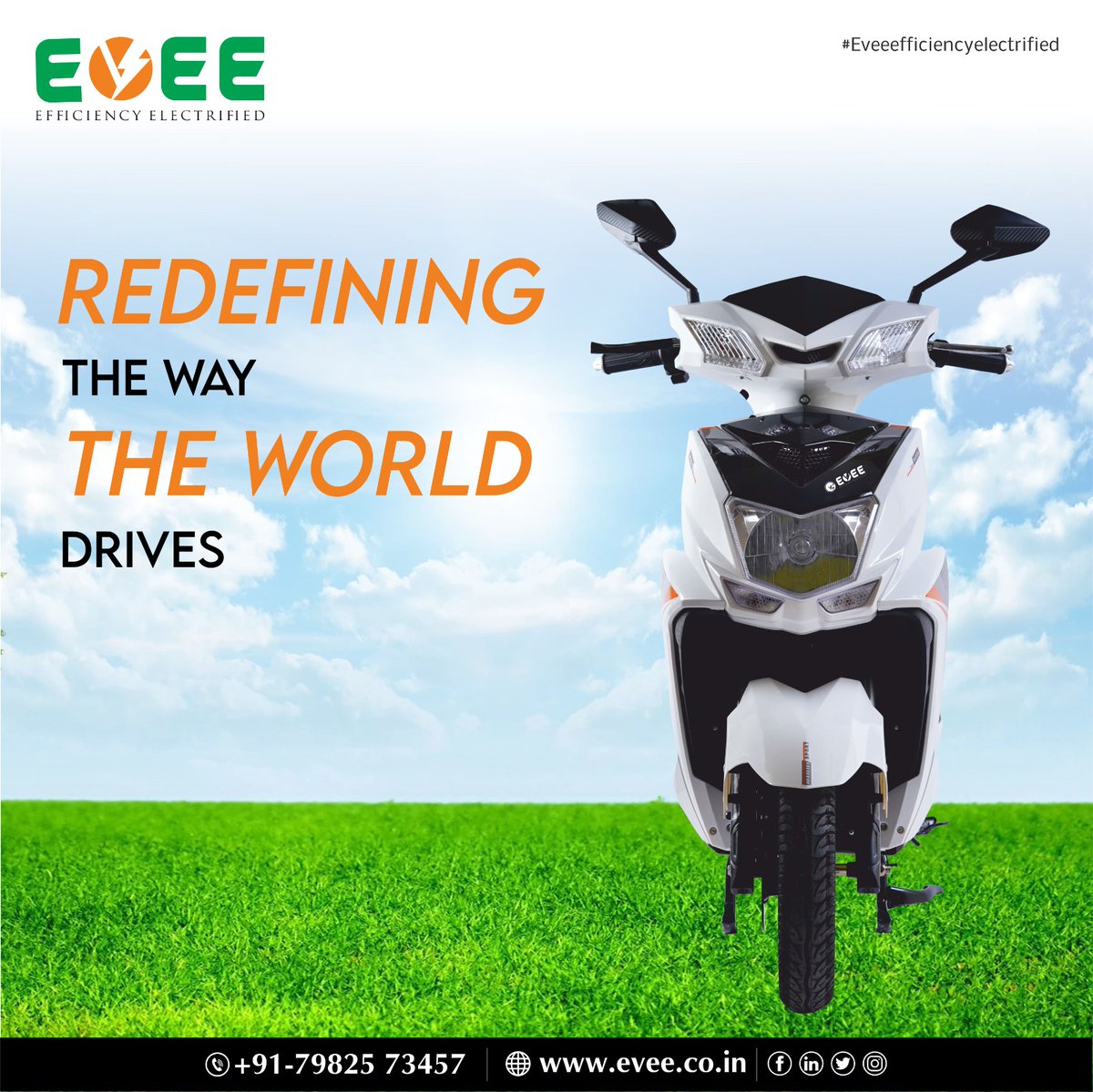 eveeofficials's tweet photo. Redefining the way the world drives.

For more information 
Contact: +91-7982573457
Visit: https://t.co/hYaVuOjgzS

#evee #energyefficient #servicelife #extendedlife #environmentfriendly #fuelvehicle #bettermatch #escooty #erickshaw #egreen #manufacturer #spairparts https://t.co/KeWUE0Yljt