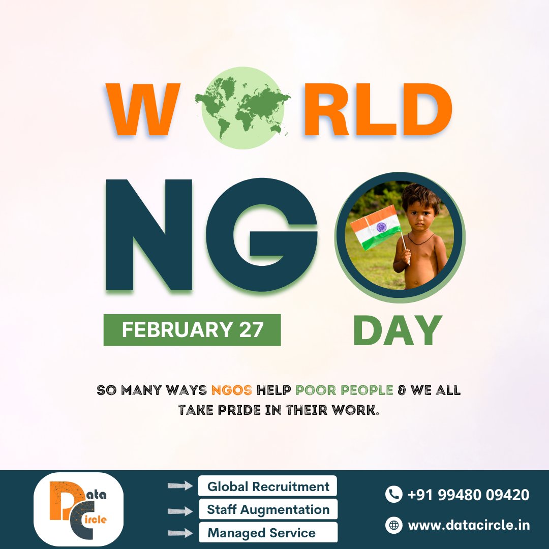 We admire you for your work and wish you all the best. Data Circle wish Happy World NGO Day! 

#datacircle #worldngoday #worldngoday2023 #ngoday #nonprofitorganization #nonprofitorganisation #nonprofitorganisations #nonprofitorganizations #nonprofitorganization #NGOs