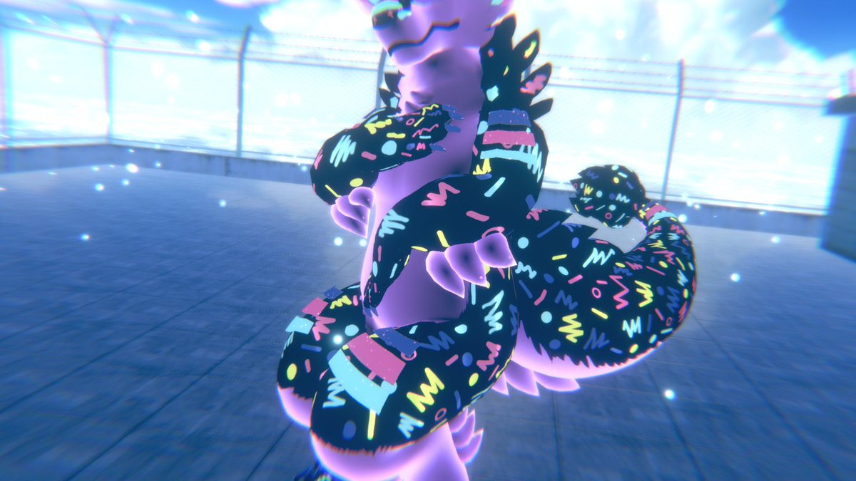 MystifyinMarten's tweet image. I made a 90s Arcade themed #Soundbyte in #VRChat ! Audiolink looks super cook on it. Was able to come enjoy a bit of Vibe Night this weekend with it!