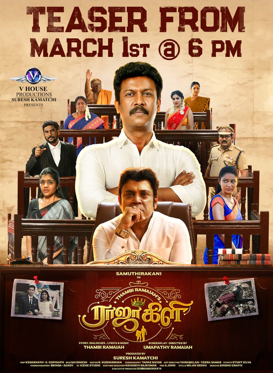 #Rajakili 

@umapathyramaiah 
@sureshkamatchi #ThambiRamaiah @thondankani  

Twitter Threads 
@Vetrikumaran7 
@NaganathaSethu3 @praveengoffl @Malik_Ayishaoff #kskselva @VHouseProd_Offl  @vj_andrewsmaapu @suvetashrimpton @shuba_off @reshupasupuleti
@rajkamalg12 @sindhugrafix