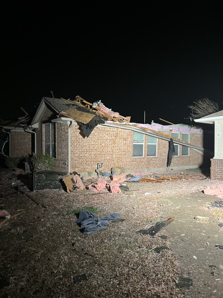 A devastating scene in a Norman neighborhood. The homeowner told <a href="/koconews/">koconews</a> her and her children were trapped - and it’s a miracle they made it out with only minor cuts.