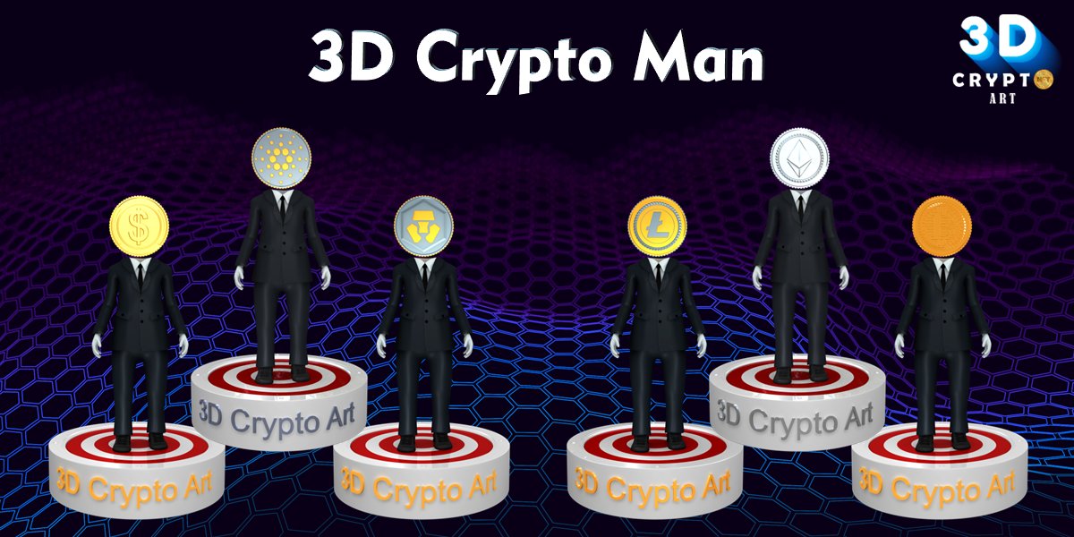 3DCryptoArt's tweet photo. 20, 3D CRYPTO MEN. Each NFT is unique. Each is a representation of a cryptocurrency. The sales are based on ETH (Ethereum).
Visit https://t.co/OgbPTLAPPt to check out the products and connect with us on Discord! 👉🏻 https://t.co/tEDDAGNDiu
#3dcryptoman #slidetech #nfts #eth https://t.co/RElWckNhp3