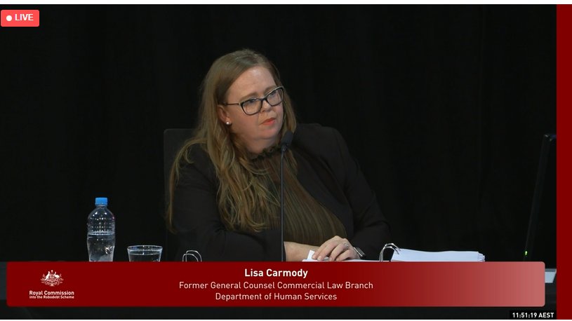 rationalbitch's tweet image. #RobotDebtRC  The Commish is not amused at all with this lameness of the witness..its the closest I have seen her get to &quot;oh FFS&quot; in Royal commission speak