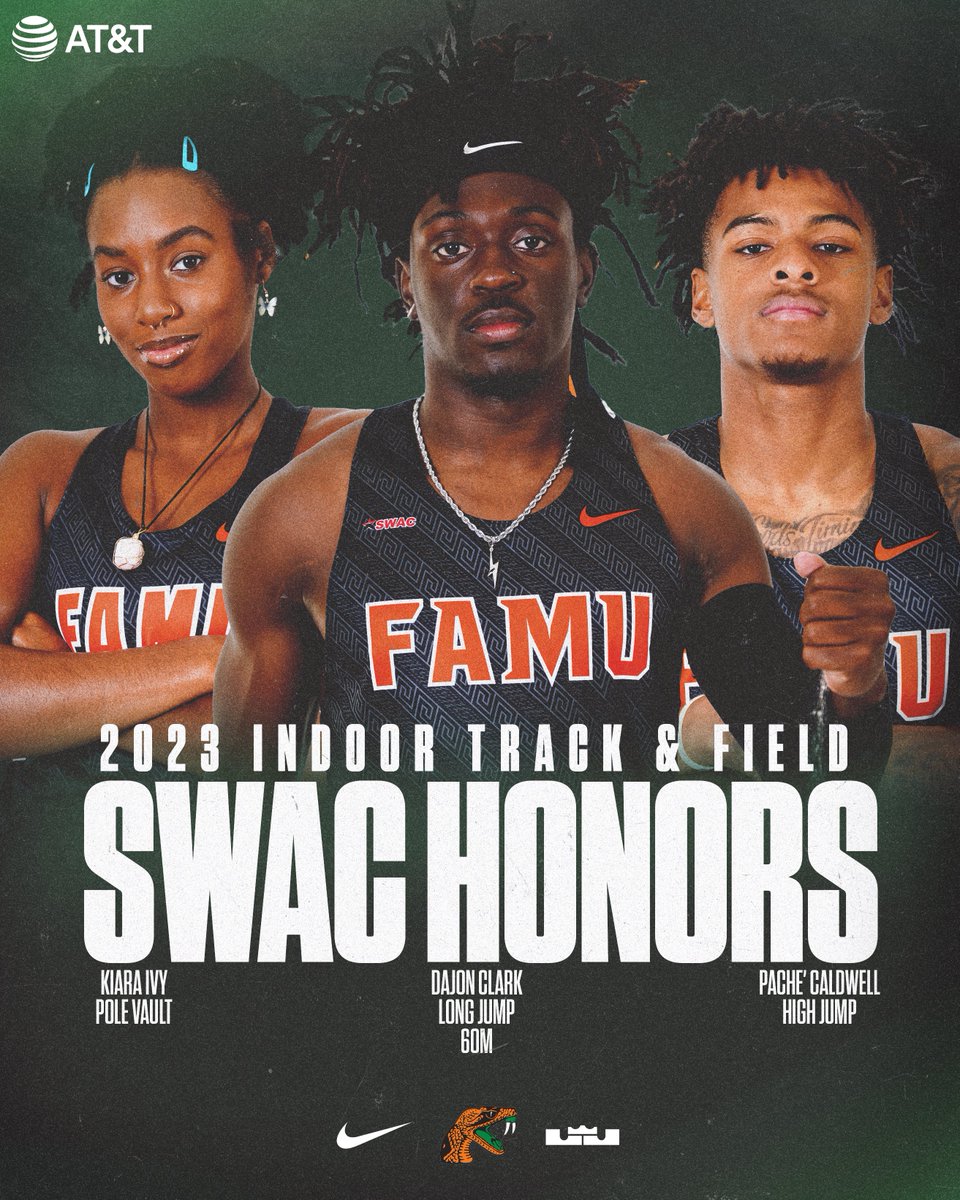 Florida A&M Track & Field/XC on Twitter "🚨 𝟮𝟬𝟮𝟯 𝗦𝗪𝗔𝗖 𝗜𝗡𝗗𝗢𝗢𝗥 𝗧𝗥𝗔𝗖𝗞