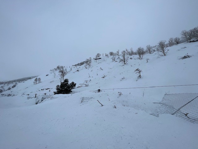 Caltrans9's tweet photo. U.S. 395 from Lee Vining to Bridgeport will remain in a hard closure due to several avalanches from the recent snowstorms and the potential for more at this time. Crews are anticipating additional slides. Caltrans will work to clear these and any new slides after the storm. https://t.co/R9F1uZ5WWO