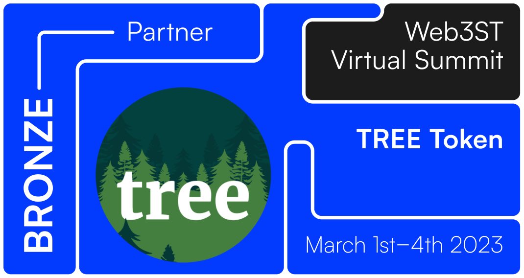 teamtreexyz's tweet image. Giveaway alert 🚨🚨
We are participating in the @Web3ST Virtual Summit, March 1-4 and have some ticket packages to raffle (value $87).
+100 projects and tons of speakers!!
To enter
Follow @teamtreexyz
Retweet this post & tag 3 friends who are interested in the future of web3