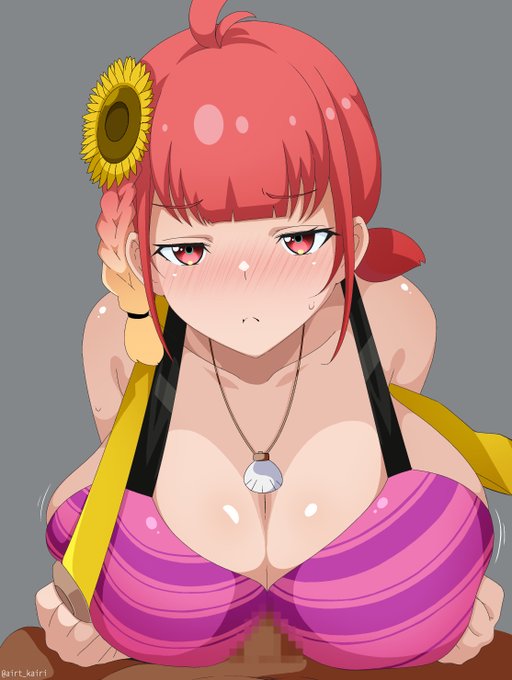 【Skeb】水着メリーナパイズリ 