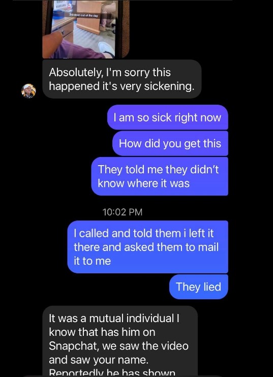 Imposter_Edits's tweet photo. The guy posted the video himself, so nobody brought this on him other than himself.
someone who saw his post was kind enough to inform her. https://t.co/RUPUmvg0X7