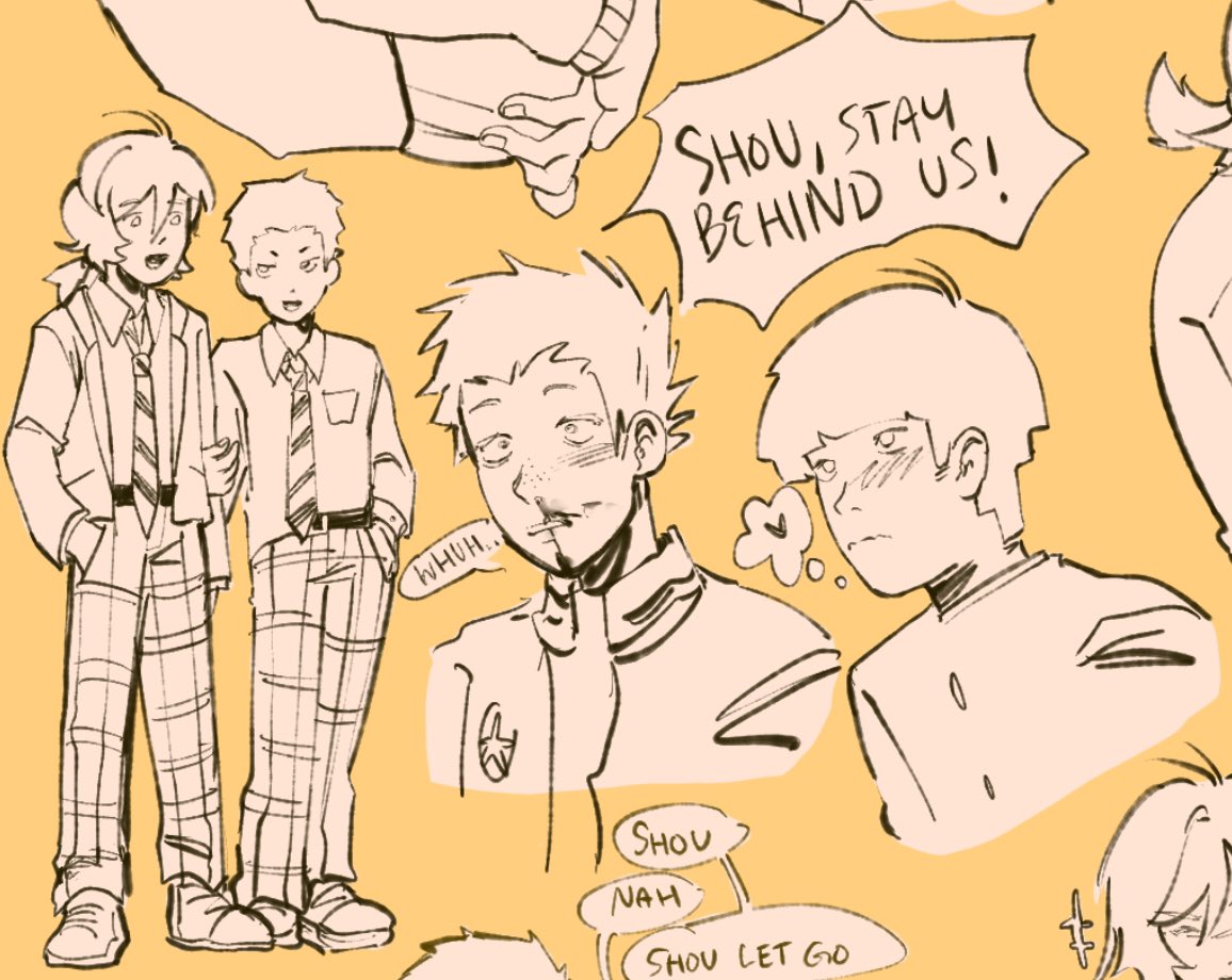 pupsicle8's tweet image. some mob psycho sillies 🫶