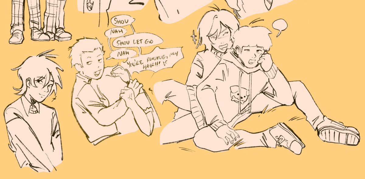 pupsicle8's tweet image. some mob psycho sillies 🫶