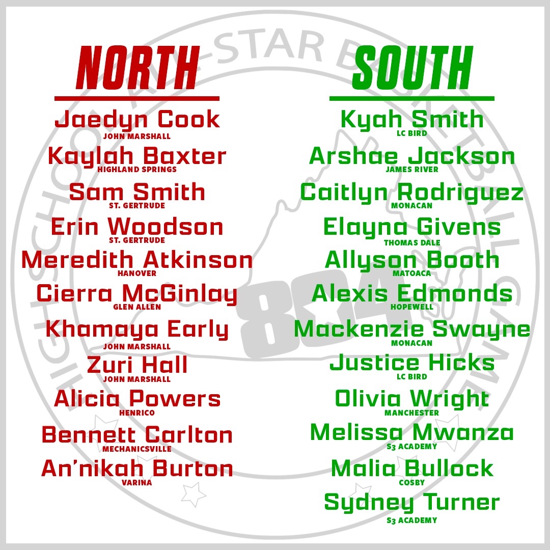 Who run the world? Girls! ⛹🏼‍♀️⛹🏽‍♀️⛹🏾‍♀️

2023 804 ALL STARS (GIRLS) 
🏀 North Coach: Virgil Burton
🏀 South Coach: Henry Schechter 

🗓️Saturday, March 18 at VSU MPC