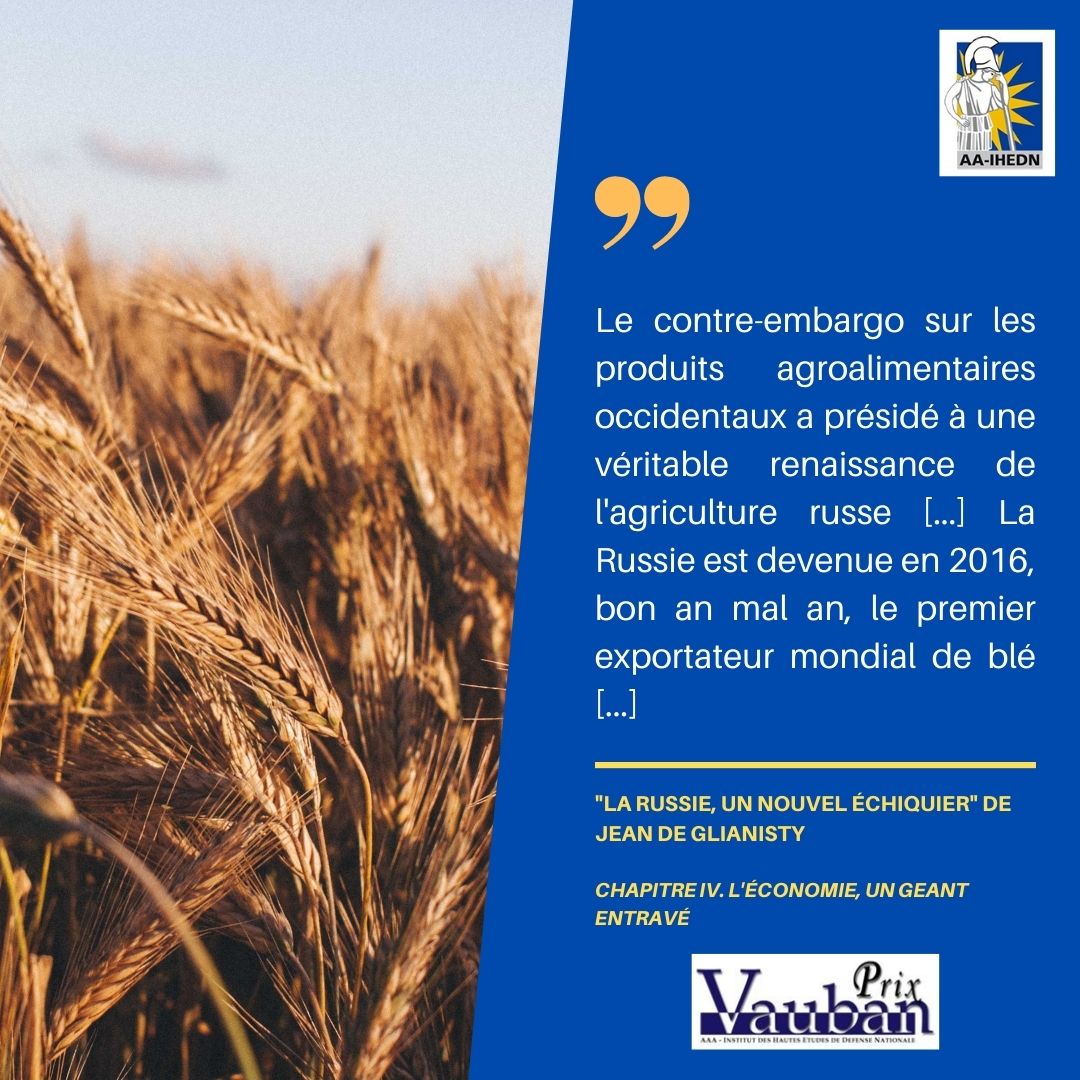 [📖"𝗣𝗿𝗶𝘅 𝗩𝗮𝘂𝗯𝗮𝗻" 𝟮𝟬𝟮𝟮 : "𝗟𝗮 𝗥𝘂𝘀𝘀𝗶𝗲, 𝗨𝗻 𝗻𝗼𝘂𝘃𝗲𝗹 é𝗰𝗵𝗶𝗾𝘂𝗶𝗲𝗿" 𝗽𝗮𝗿 𝗝𝗲𝗮𝗻 𝗱𝗲 𝗚𝗹𝗶𝗻𝗶𝗮𝘀𝘁𝘆]

Découvrez à travers cet essai comment la Russie, malgré les sanctions économiques, réussit à maintenir le cap ...

💻aa-ihedn.org/articles/11522…