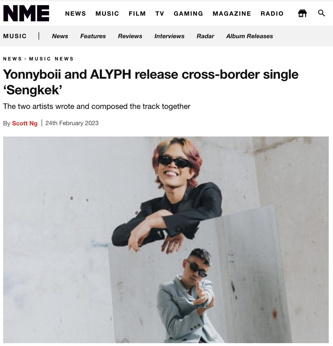 defjamsea's tweet photo. "Malaysian rapper @kingyonnyboii and Singaporean producer-rapper @alyphland have come together to release their collaborative single #Sengkek." - @nmeasia @defjammsia #DefJamSingapore 

Read here ➡️ https://t.co/XXSZYV6Ynj https://t.co/6JNu4wq4uW