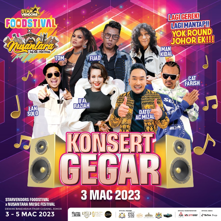 Starvendors's tweet photo. Yok ramai-ramai saksikan 𝙆𝙊𝙉𝙎𝙀𝙍𝙏 𝙂𝙀𝙂𝘼𝙍 𝙎𝙏𝘼𝙍𝙑𝙀𝙉𝘿𝙊𝙍𝙎 𝙁𝙊𝙊𝘿𝙎𝙏𝙄𝙑𝘼𝙇 𝙓 𝙉𝙐𝙎𝘼𝙉𝙏𝘼𝙍𝘼 𝙈𝙐𝙎𝙄𝘾 𝙁𝙀𝙎𝙏𝙄𝙑𝘼𝙇 yg akan berlangsung di 𝐒𝐓𝐀𝐃𝐈𝐔𝐌 𝐁𝐀𝐍𝐃𝐀𝐑𝐀𝐘𝐀 𝐏𝐀𝐒𝐈𝐑 𝐆𝐔𝐃𝐀𝐍𝐆, 𝐉𝐎𝐇𝐎𝐑! https://t.co/qNHsUBAx2U
