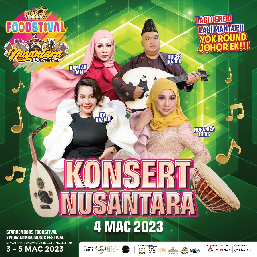 Starvendors's tweet photo. Yok ramai-ramai saksikan 𝙆𝙊𝙉𝙎𝙀𝙍𝙏 𝙉𝙐𝙎𝘼𝙉𝙏𝘼𝙍𝘼 𝙎𝙏𝘼𝙍𝙑𝙀𝙉𝘿𝙊𝙍𝙎 𝙁𝙊𝙊𝘿𝙎𝙏𝙄𝙑𝘼𝙇 𝙓 𝙉𝙐𝙎𝘼𝙉𝙏𝘼𝙍𝘼 𝙈𝙐𝙎𝙄𝘾 𝙁𝙀𝙎𝙏𝙄𝙑𝘼𝙇 yg akan berlangsung di 𝐒𝐓𝐀𝐃𝐈𝐔𝐌 𝐁𝐀𝐍𝐃𝐀𝐑𝐀𝐘𝐀 𝐏𝐀𝐒𝐈𝐑 𝐆𝐔𝐃𝐀𝐍𝐆, 𝐉𝐎𝐇𝐎𝐑! https://t.co/OGuMD11gs3