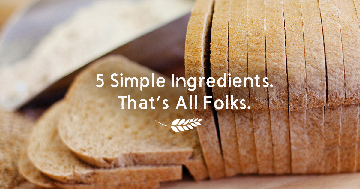 This legendary bread is our most popular for a reason! It's a perfect blend of ONLY five pure ingredients – freshly ground, flavor-rich, 100% whole wheat flour, pure honey, filtered water, salt, and yeast.