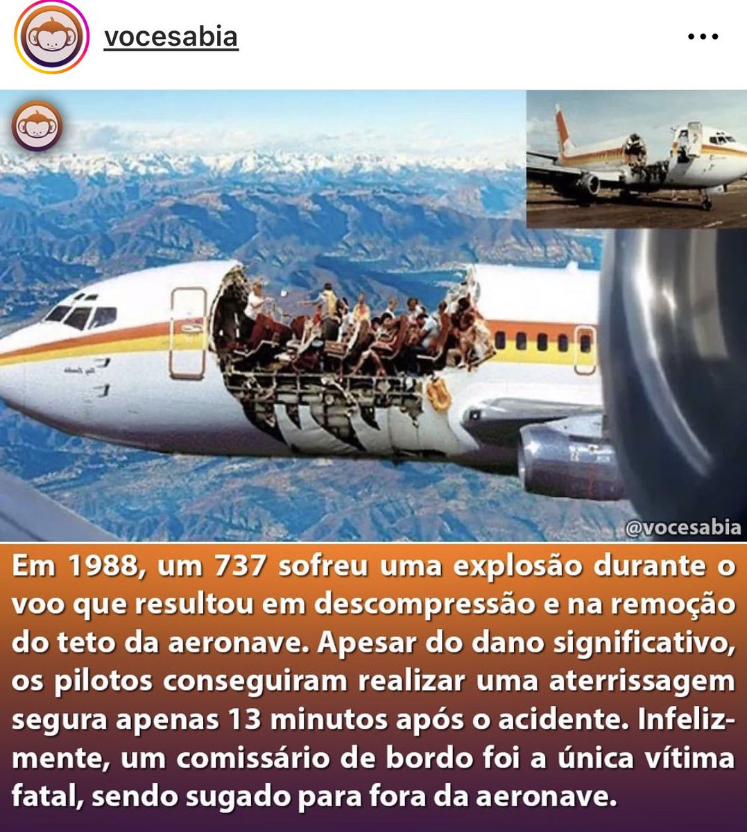 Mano…. Eu estaria morto antes de aterrissar