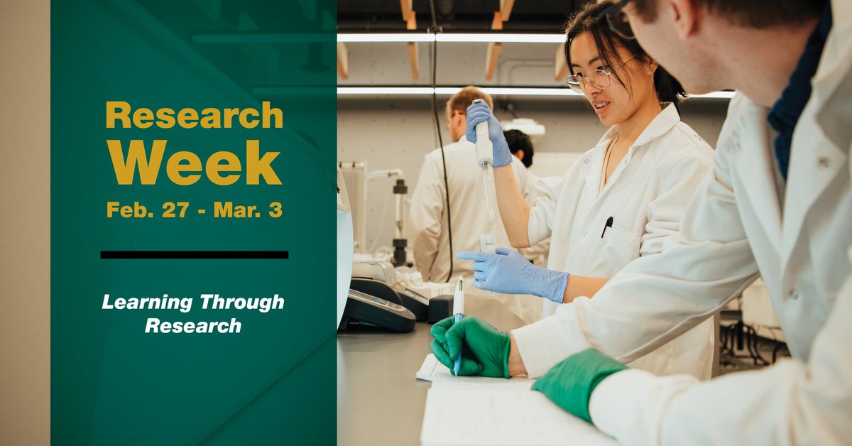 UNBCResearch's tweet photo. Join us in-person for Research Week 2023! A celebration of the exciting and innovative research that occurs at UNBC and beyond. This year we highlight the power of research to inform learning that impacts our world and our lives. 
Full Program: https://t.co/6mwqyIFx16 https://t.co/y10SDXhNgl