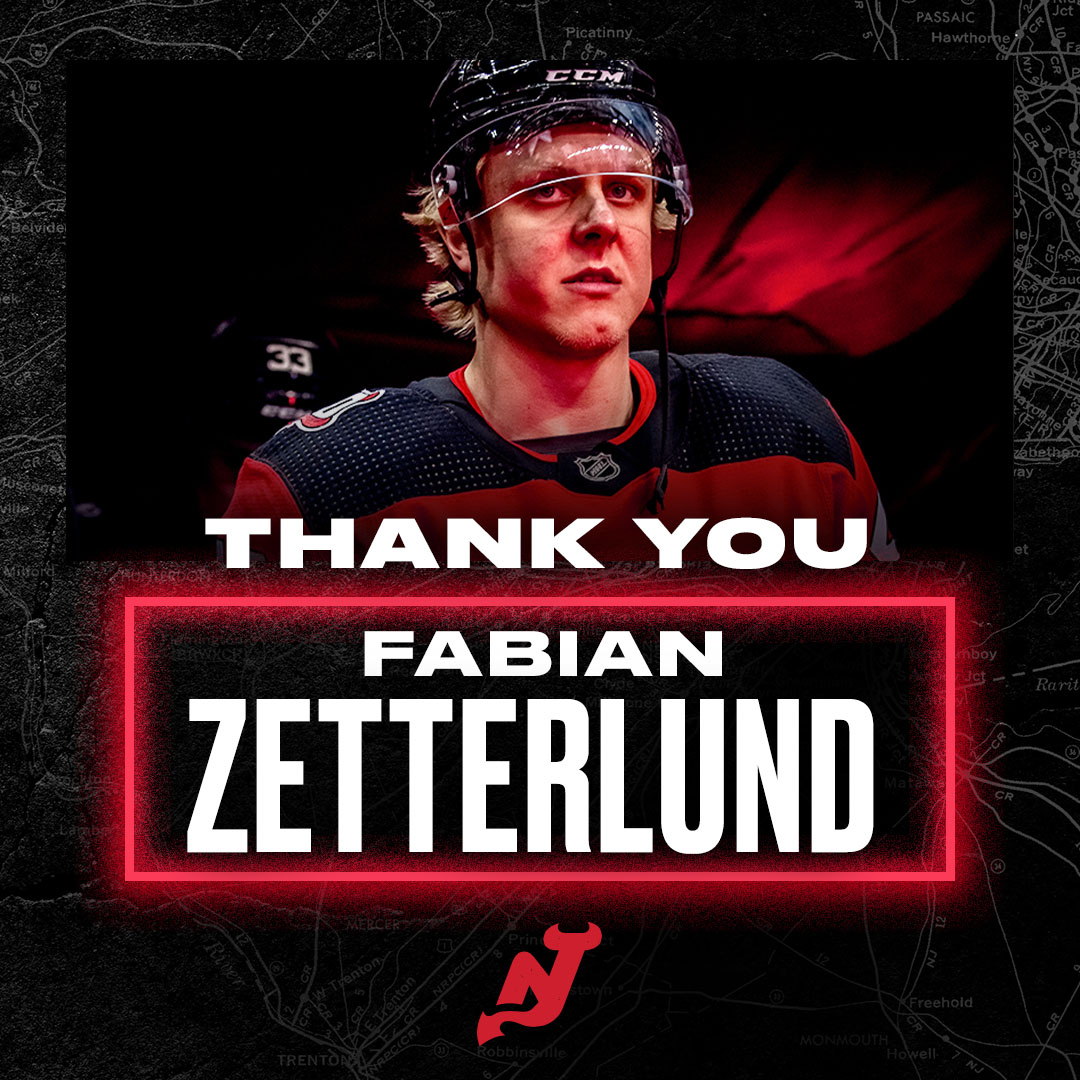 NJDevils's tweet photo. Thank you Fabian, Nikita, Andreas, and Shakir for being a part of our organization. We wish you the best of luck with the @SanJoseSharks!

Take care of 'em, 🦈 bros. https://t.co/hNXVR1seSA