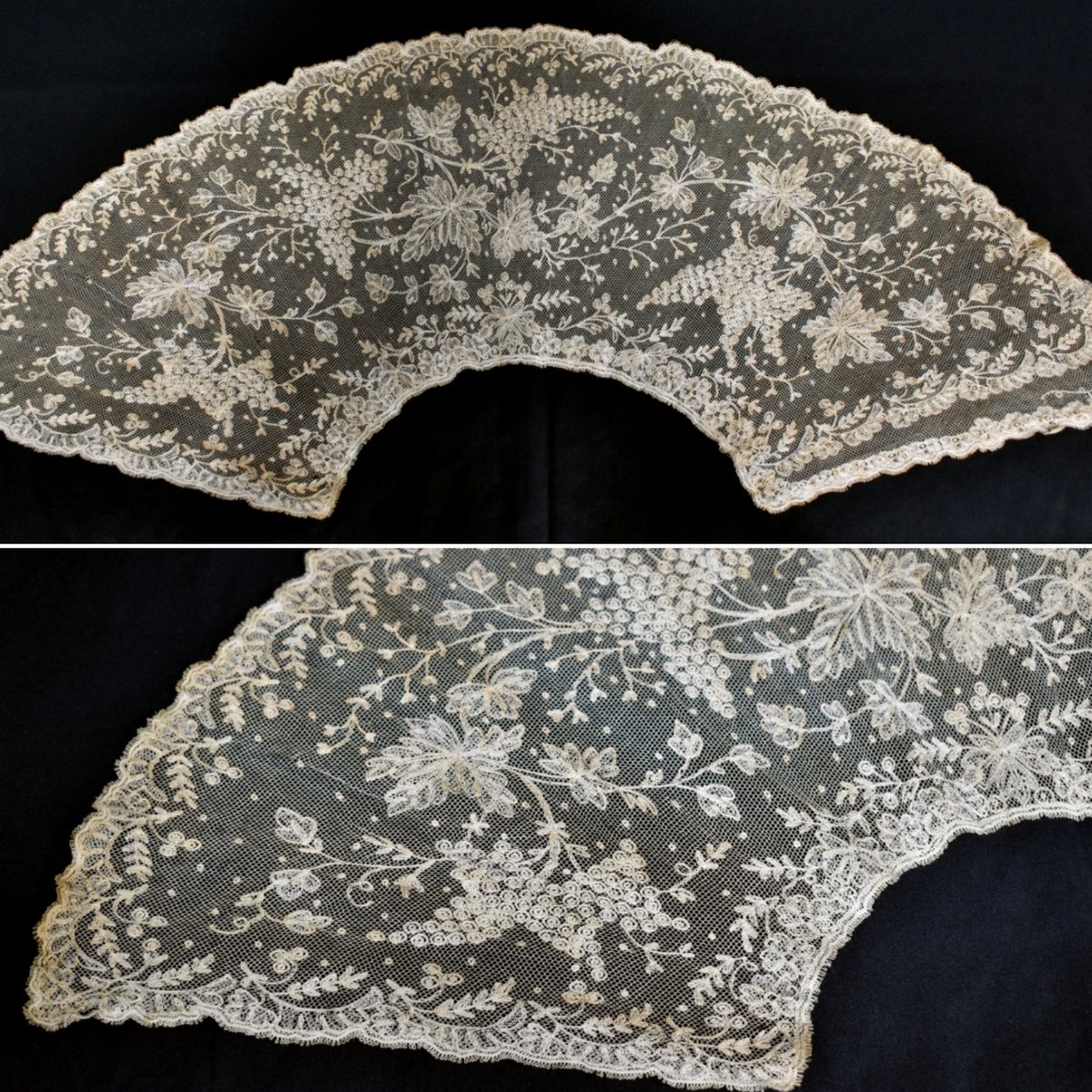Lace fan leaf, 1890. Our Flirting With Fans exhibition is on now!
#fans #museums #Lace