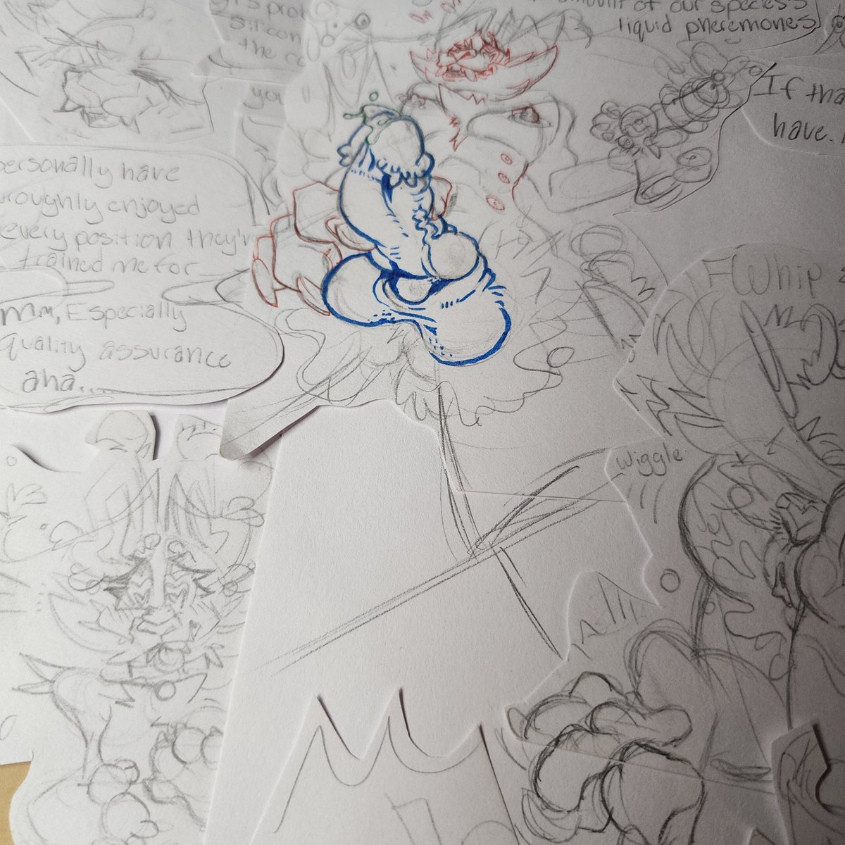 SnoofADoof's tweet photo. Also, is there a demand for any more funky lewd alien yiff/comic type things?? x//D 
- ( ͡° ᴥ ͡°  ა 

... I may have some old drafts i'm re-examining! 🧡

#lewdcomic #nsfw #r34 #AlienBreeding #yiff #yiffcomic #Oviposition #furryad #transformation #gnc https://t.co/5BT54zzWm5