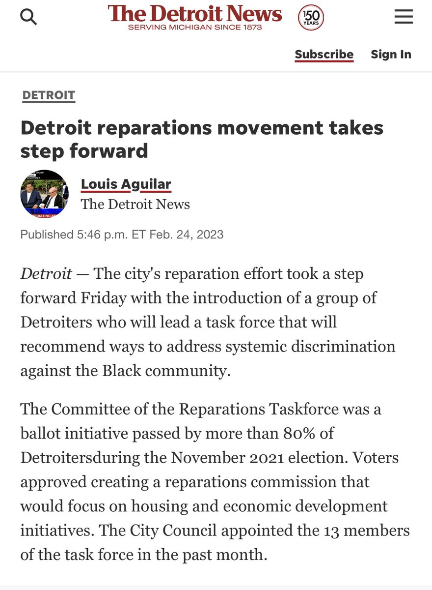 UnsweetenedTru1's tweet photo. Reparations for systemic discrimination? When will this horseshit ever stop? Who pays this? The Michigan taxpayers? https://t.co/NyZ754Pxsp
