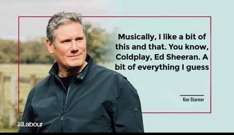 Keir Starmer. 

A bit of everything?

#ALotOfNothing