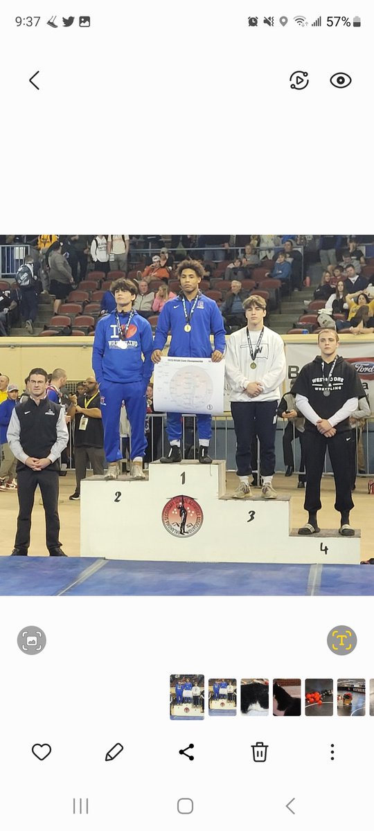CoachWEvans's tweet photo. Congrats to our @wrestlejags state placers @HoldenMartin05 2nd , @Dmill4x 2nd, @casula_eric 3rd and @405wrestler 4th. Our Jaguars finished 4th overall! @o__wrestle @WestmooreHS @whsjagathletics @MoorePublicSch @Moore_Monthly https://t.co/nQA8tjwa2S