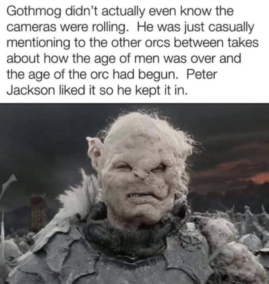 TheLOTRMemes's tweet photo. Did you know this fun fact? https://t.co/NO10n6nMYp