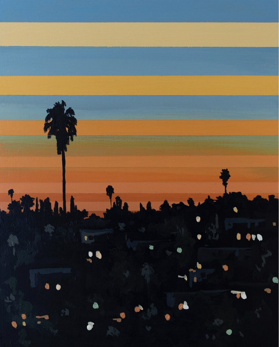 julikala's tweet photo. Julika Lackner, Twilight 114, 2022. Acrylic on Panel, 10“x8“
#painting #art #sunset #losangelesart #losangeles #palmtrees #julikalackner #twilight https://t.co/AOTAyHND3v