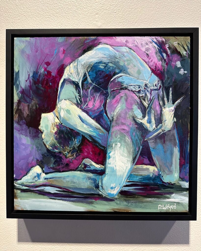 rickwrightart's tweet photo. I’d like to coin the term “flexual”. 12x12 cradled birch panel https://t.co/mAixy2KYVD