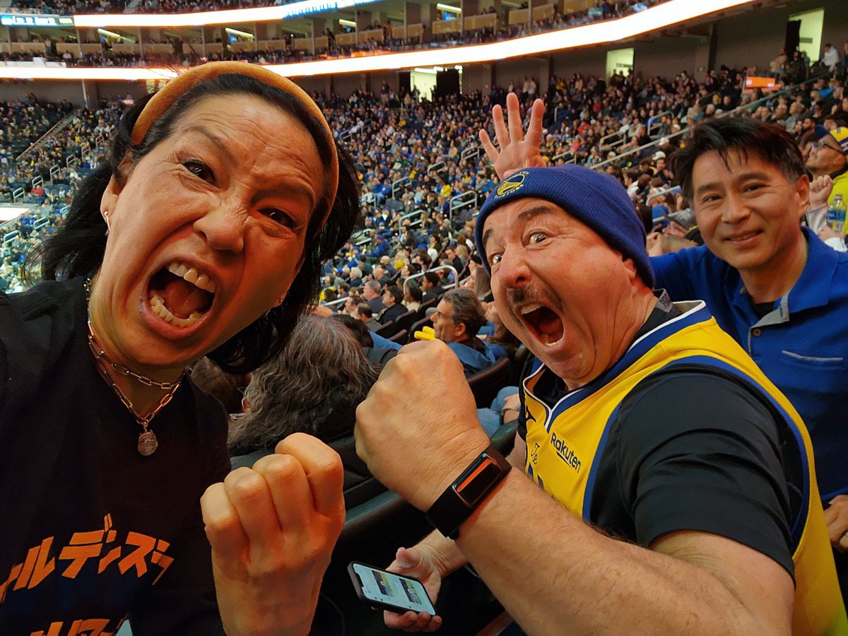 BruceAgidSF's tweet photo. #DubNation #warriorsground @LetsGoWarriors @warriors @frisco17 🔥🔥🔥🔥Go Dubs!!! 💙💛💙💛 https://t.co/giEmNX15VV