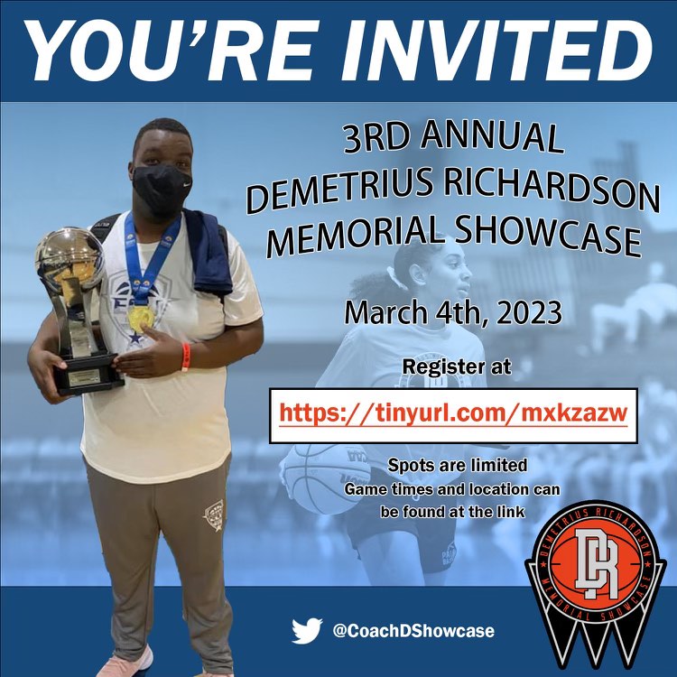 Demetrius Richardson Memorial Basketball Showcase (@coachdshowcase) on Twitter photo 