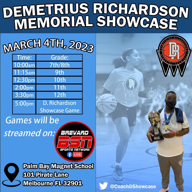 Demetrius Richardson Memorial Basketball Showcase (@coachdshowcase) on Twitter photo 