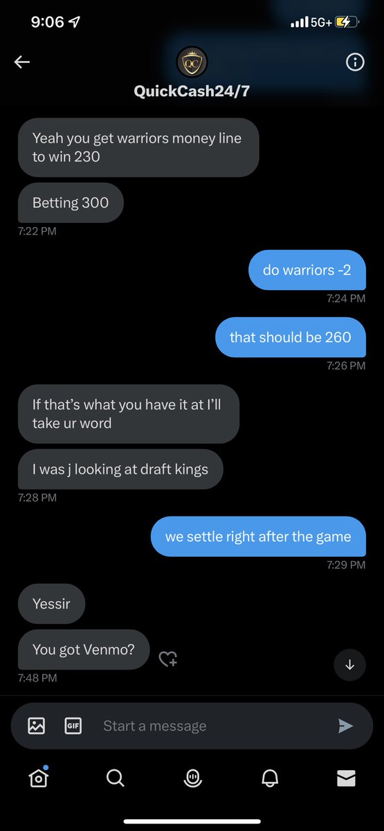 TylerJo2444's tweet photo. everyone stay away for this credit/deposit bookie https://t.co/NNSr3i7LXh
