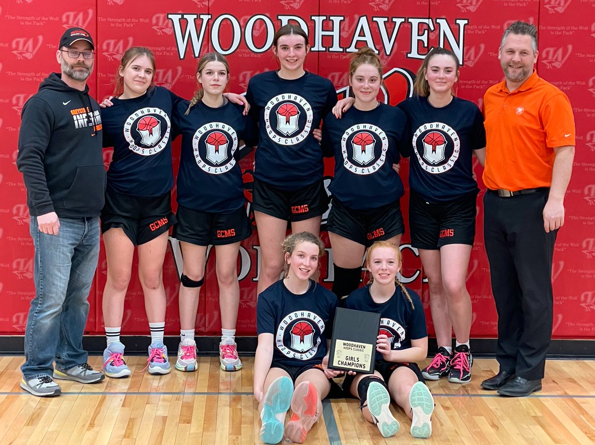 A bit late to this! Congratulations to the <a href="/greystoneschool/">Greystone Centennial Middle School</a> Sr. Girls (Kolody) on winning the @WoodhavenMS Hoops Classic! Way to power through after a busy week (⚜️)! Thank you to everyone involved - organizers, volunteers, coaches, families &amp; athletes!! 
#InfernoBasketball🔥🏀