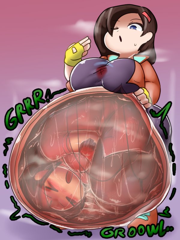 Commission for 
@PlumpDemiRP

Even more Fortnite #vore stuff.