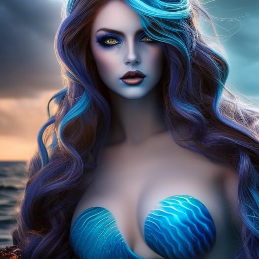 RealCryptoJeff's tweet photo. "Geisha the Seawead Queen - made with @NightCafeStudio 

https://t.co/FLlYFmPVme

#aiart #nightcafe #digitalart https://t.co/H7Fw9HRl5P