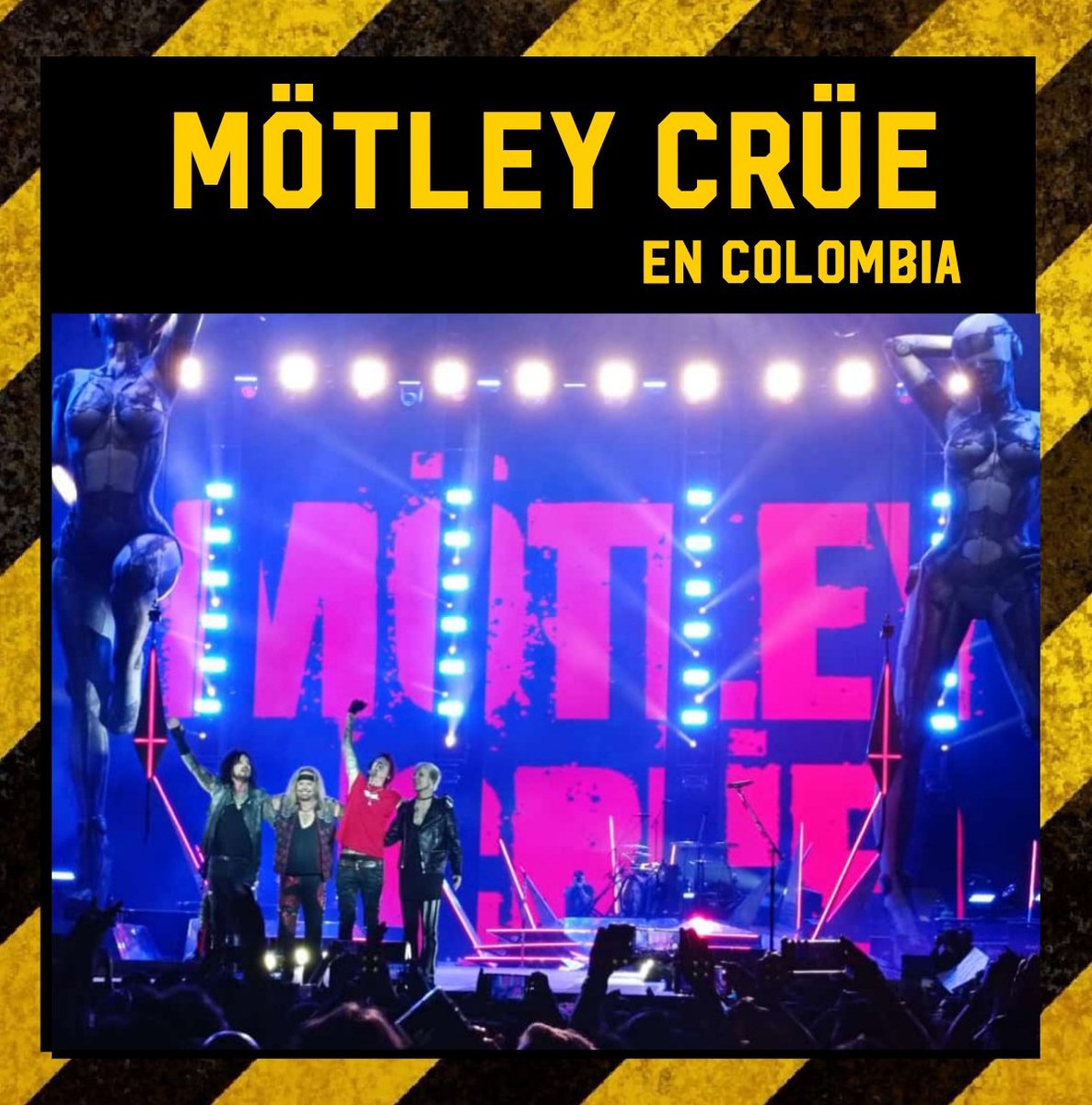 AutopistaRock's tweet photo. #Reseña Un encuentro de dos grandes leyendas del hard rock @DefLeppard y @MotleyCrue junto a un titán 😎🤘 @krakenTitanOfi nos hizo feliz la noche del sábado.

Lee aquí 😎👇🔥
https://t.co/gwcxycGT6x
Un evento @OcesaColombia 
#CrueDefEnColombia https://t.co/PXoSUK44Tf