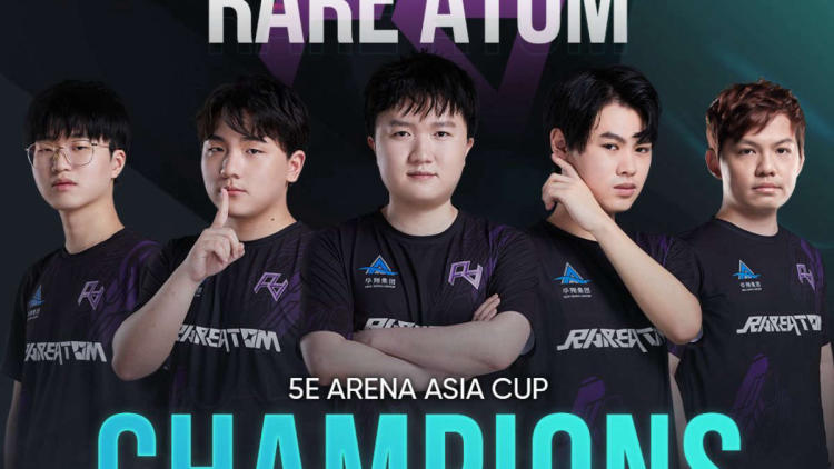 Rare Atom wins slot at BLAST Premier: Spring European Showdown 2023 egw.news/counterstrike/…

The Chinese team became the champion of 5E Arena Asia Cup 2023, beating Lynn Vision Gaming in the grand final with a score of 2:1.