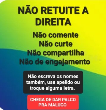 direitorirerir's tweet photo. Deixando de seguir quem está engajando o canalha genocida fujão. https://t.co/TXPd35vvmY