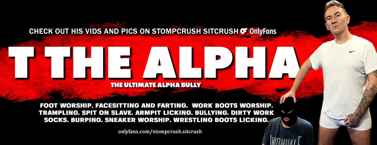 FartSub2's tweet photo. Just a few clips of a few of the vids from the awesome and brutal @TtheAlpha1006. Watch his full vids and 100s more here https://t.co/9GDKBzx4Zt
#bootworship #facesit #farts #fartslave #sweatysocks #masterfeet #armpitworship #footlicker #fartmaster #domination #feet #trampleme https://t.co/KJw7jJ4loS