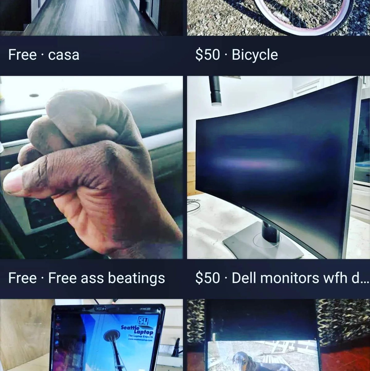 They will sell anything on #FacebookMarketplace 😆😆😆 #CatchTheseHands #ForFree