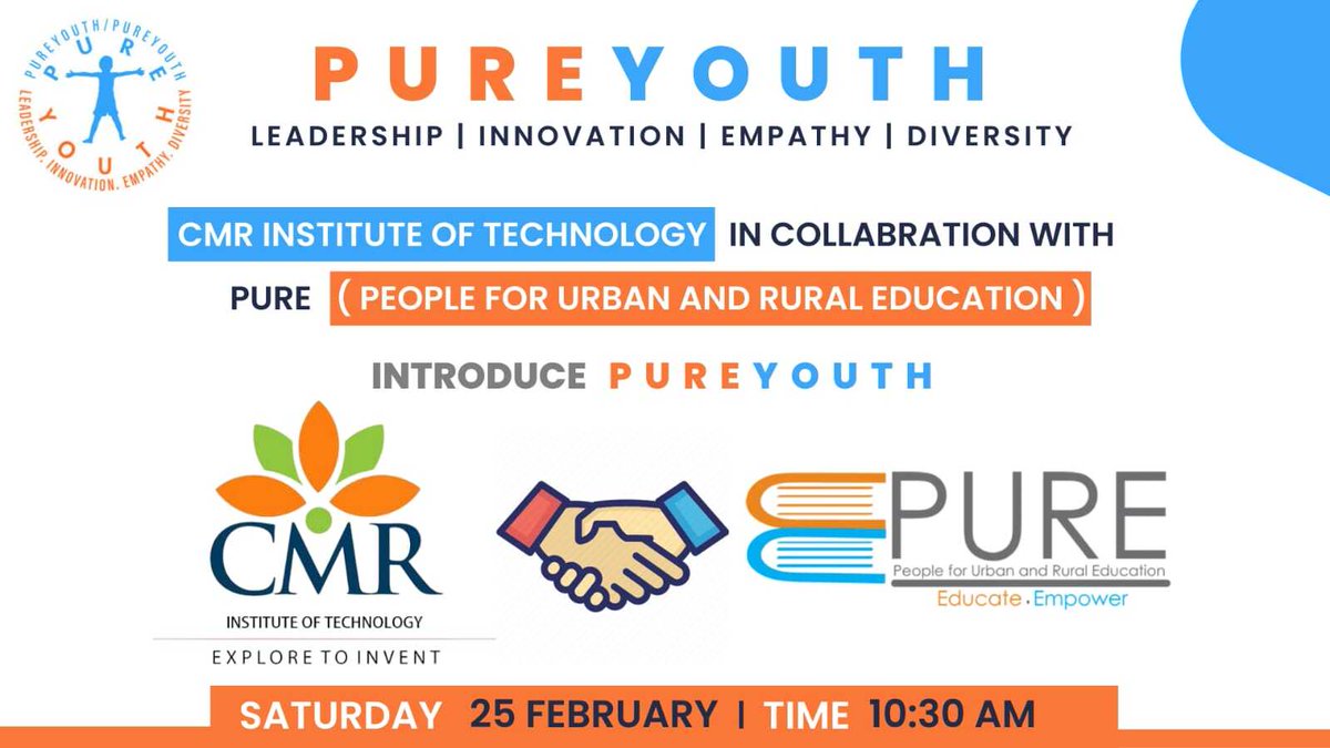 CMRITTelangana's tweet photo. Media Coverage for PURE YOUTH - People for Urban &amp; Rural Education 

#CMRInstituteofTechnology #PureYouth https://t.co/L72RXhfVW9