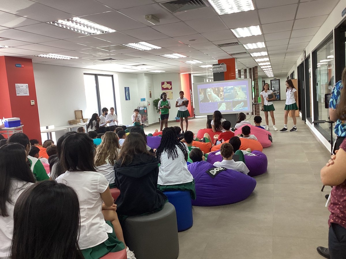 KLASS_English's tweet photo. Last Friday we welcomed back the Island Project presentation finals for a Year 8 students. The winning team from each class flexed their speaking &amp; listening skills and persuasive expertise in front of the whole year group and guest judges! Winners announced today… https://t.co/F6Wk9iJt3r