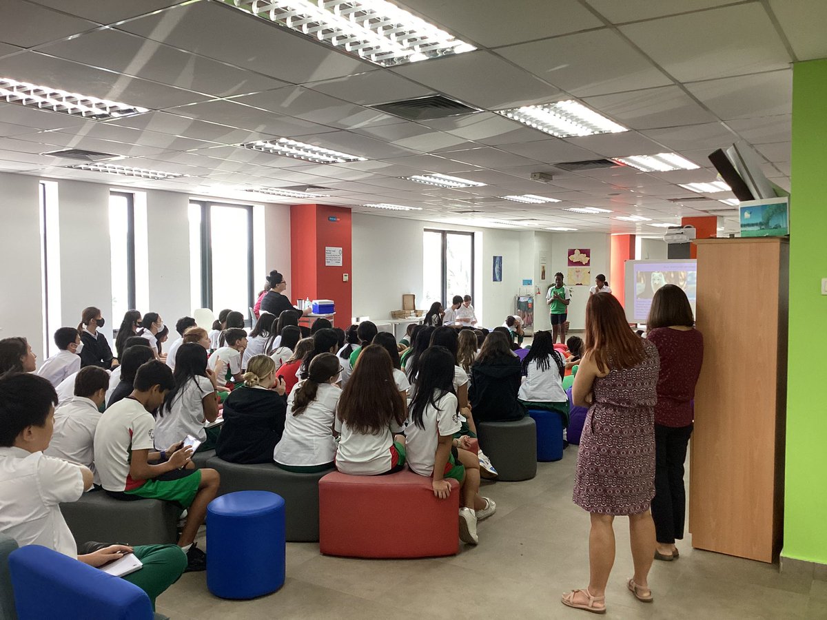 KLASS_English's tweet photo. Last Friday we welcomed back the Island Project presentation finals for a Year 8 students. The winning team from each class flexed their speaking &amp; listening skills and persuasive expertise in front of the whole year group and guest judges! Winners announced today… https://t.co/F6Wk9iJt3r