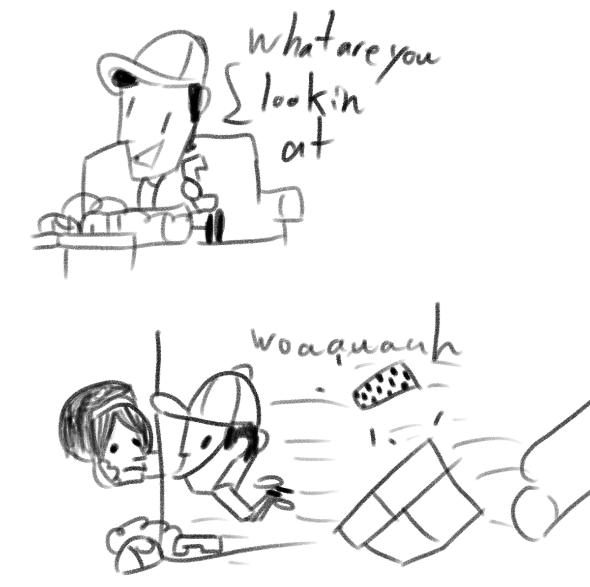 Somerandopers0n's tweet photo. Emesis Blue if the characters followed gmod animation humor rules https://t.co/22LDNGqJJ4