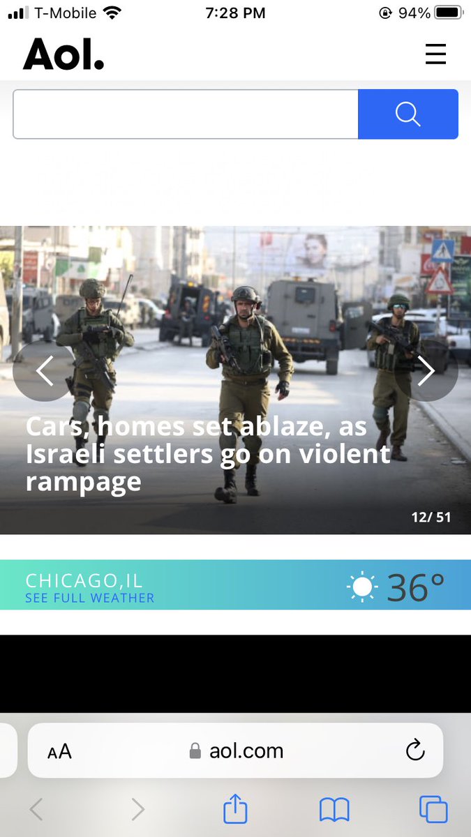 redyellowblue77's tweet photo. @AOLSupportHelp How did AOL decide to put an antisemitic dog whistle on their FRONT PAGE? Especially given recent events, who decided that would be appropriate??? https://t.co/uAIJvaGfy9