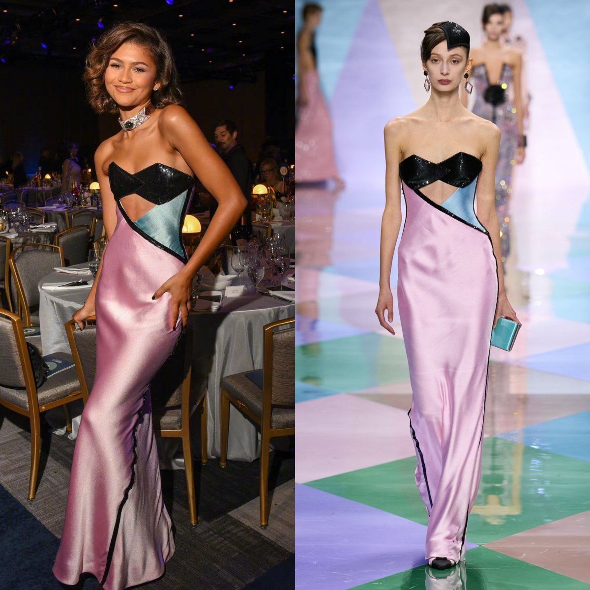 cfm_style's tweet photo. Zendaya in Custom Valentino and Armani Privé Spring 2023 Couture for the 29th Annual Screen Actors Guild Awards.

#Zendaya #ArmaniPrivé #SAGAwards2023 https://t.co/kG3xgrTGtT